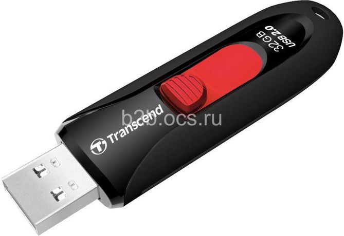 Флеш-накопитель TS32GJF590K 32GB JetFlash 590 Black Transcend 1000501813