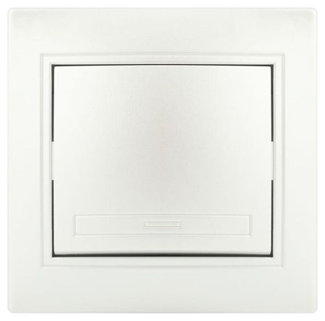 Переключатель промежуточный 1-кл. СП Plano 1-108-06 10А IP20 250В перламутр Intro Б0053825 ЭРА