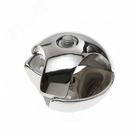 Держатель краб для 2-х труб правый хром (1 шт) - пакет Tech-Krep 127425