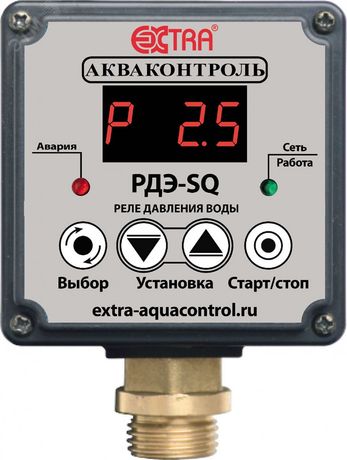 Реле давления воды электронное для насосов типа SQ РДЭ-SQ-10-2,85 - 2604150000 Акваконтроль