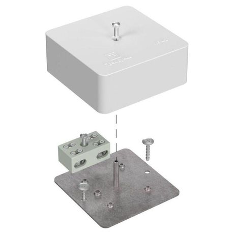 Коробка огнестойкая разветвительная для кабель-канала 40-0450-FR6.0-4-2-Р E15-Е60 75х75х30 | Промрукав Строитель