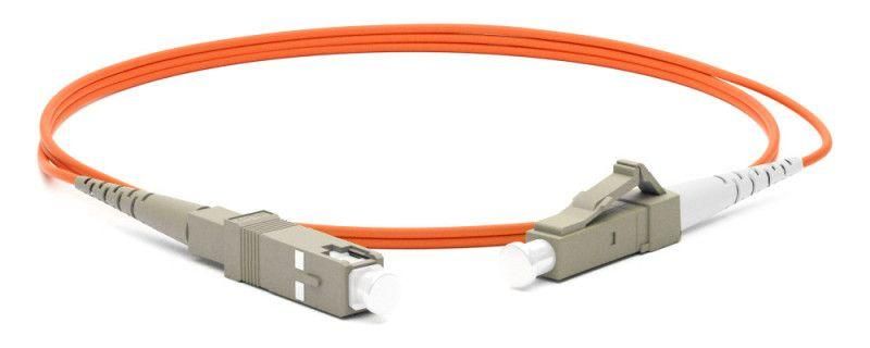 FC-S2-62-LC/PR-SC/PR-H-1.5M-LSZH-OR Патч-корд волоконно-оптический (шнур) MM 62.5/125, LC-SC, 2.0 мм, simplex, LSZH, 1.5 м | 394305 Hyperline