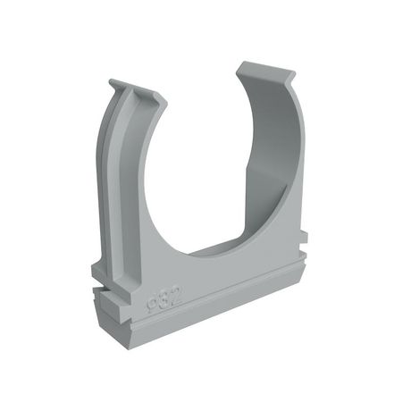 КМ LO67227 Крепеж-клипса для пластик труб d32мм сер (уп.50шт) КМ-Профиль