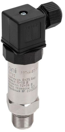 Преобразователь давления PPT20 0,5% 0-25Бар 0-10В M20 DIN43650 ONI - PPT-A-ST-025-0-10-3-2 IEK