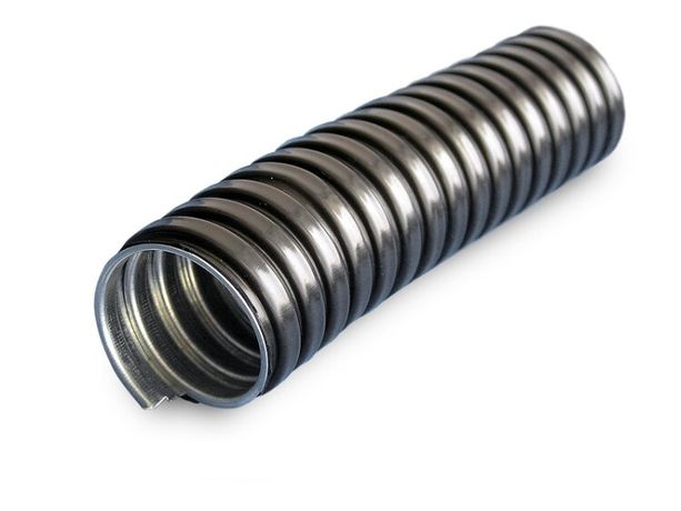 Металлорукав в ПВХ изоляции Р3-ЦП нг 22 (20 м/уп.) чёрный DIY | zeta43004 ГОФРОМАТИК ЗЭТА