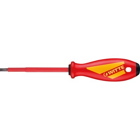 Отвертка диэлектрическая MAXX VDE шлицевая SL 0.8 x 4.0 100 мм - 537042016 WITTE