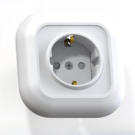 Валентина Розетка 1 пост скрытая с заземлением и защитными шторками РС16-328 - 7655 Кунцево