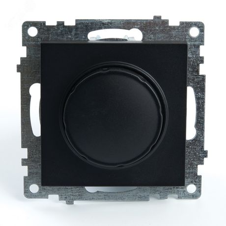 Выключатель диммирующий TRIAC (механизм) 250В, 500W, серия Катрин, GLS10-7106-05, черный | 39615 STEKKER FERON