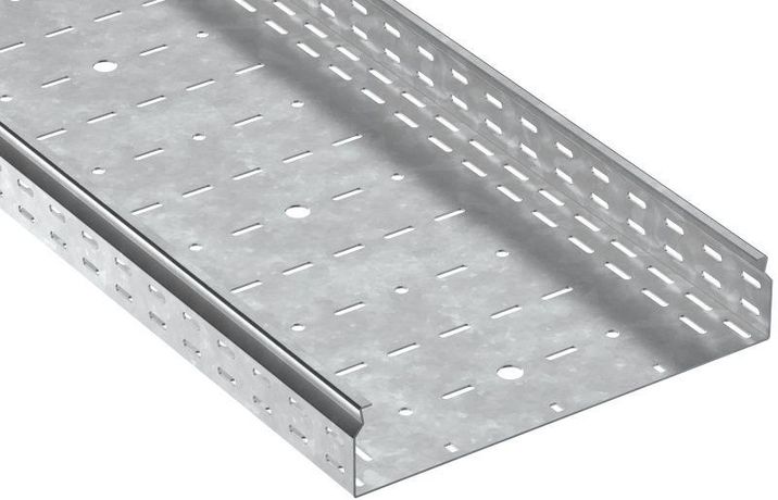 Лоток листовой перфорир. 80х400 L2500 сталь 2.0мм HDZ ESCA 7 IEK CLP10-080-400-200-D25-HDZ