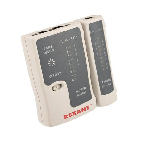 Тестер кабеля RJ45+RJ11 (HT-C004) (TL-468) Rexant 12-1006 MEET