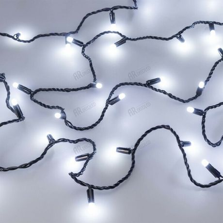 Светодиодная гирлянда ARD-STRING-CLASSIC-1000-BLACK-100LED-MILK-PULSE White (230V, 7W) (Ardecoled, IP65) | 031652 Arlight
