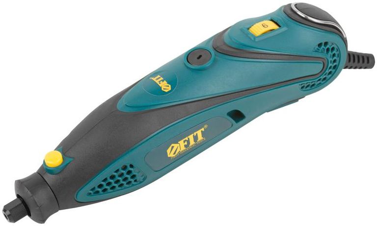 Гравировальная машина 135 Вт, 10000-32000 об/мин, 2,4/3,2 мм, БС щеток, набор насадок , пластик. кейс - 80595 РОС