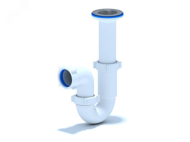 Сифон для мойки АНИ 1 1/2' x 40 прямоточный бутылочный - D0500 пласт