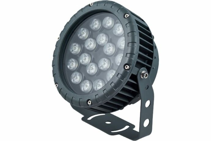 Прожектор архитектурный светодиодный LL-885 D230xH260 IP65 36W 85-265V RGB угол 24 градуса | 32148 FERON