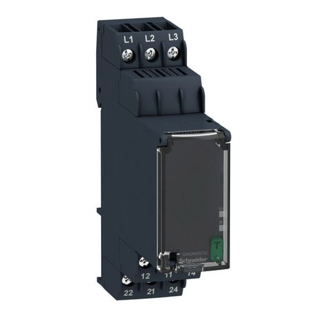 РЕЛЕ КОНТР. ЧЕРЕД., ОБРЫВА ФАЗ, 2С/О, 8А | RM22TG20 Schneider Electric