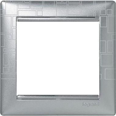 Рамка 1-м Valena алюм. модерн (блист.) IEK 694356 Legrand