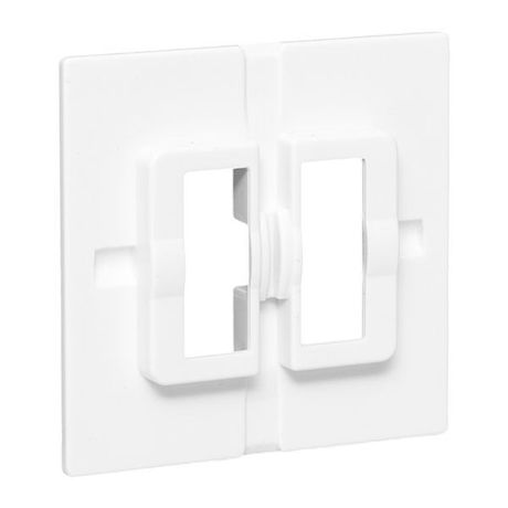 Пластина переходная для 1 или 2х клавишного выключателя, IP44, белая Эпика EKF | UP1-SWW-44