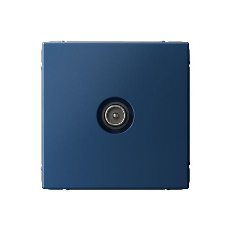 Розетка телевизионная оконечная TV ArtGallery 1дБ механизм аквамарин SE GAL001191 APC