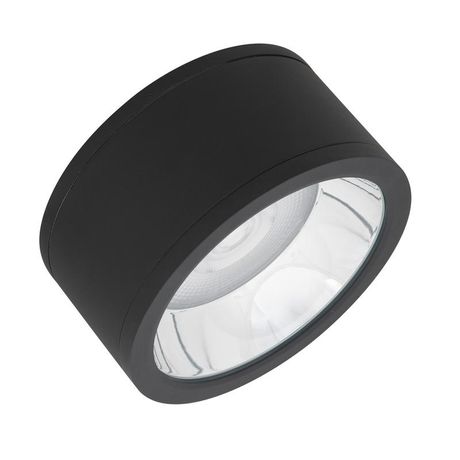 Светильник светодиодный ДПО-45Вт 3000K IP65 CRI80 угол 60° d=250мм черн DOWNLIGHT SURFACE DN 250 P 45W 830 60D BK | 4058075769359 LEDVANCE Osram
