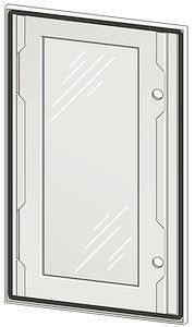 Дверь со стеклом 15х400х300мм DT-3040-CS IP66 EATON 140483