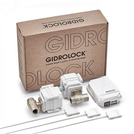 система контроля протечки воды standard g-lock, с двумя кранами g-lock 3/4 220 v - 35201062 Gidrolock