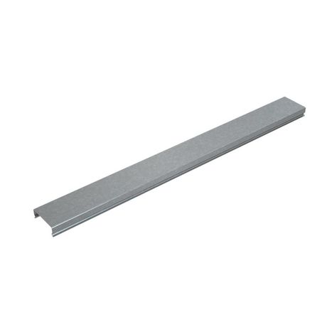 Крышка для лотка осн.50 L2500 сталь 0.8мм "ПЛЮС" KLplus50-0.8-2500 оцинк. КМ PL9411 КМ-Профиль