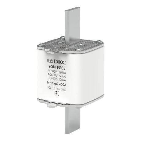 Предохранитель YON ножевого типа FG3 с одинарной индикацией 400А | 1FG03-0400 DKC ДКС