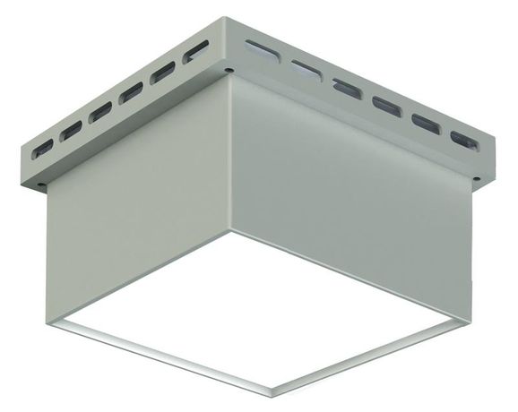 Светильник светодиодный LED-GR 40 (5 модулейх8Вт) 4000К 90х90х40 CRI80 opal-sand IP40 встраив. грильято черн. CSVT ЦБ000019690
