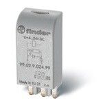 Модуль индикации и защиты; зеленый LED + варистор; 6...24В AC/DC | 9902002498 Finder