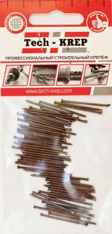 Гвоздь финишный бронзовый 1,4х45 (40 шт) - пакет ( 0,028 кг) | 104917 Tech-KREP Tech-KREP/Zitar арт. 104917