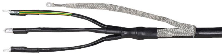 Муфта концевая ПКВ(Н)тпбэ 3х16/25 с болт. наконечн.; ППД ПВХ/СПЭ изоляция 1кВ IEK UZM-XLBK1-NVN3-1625SZ