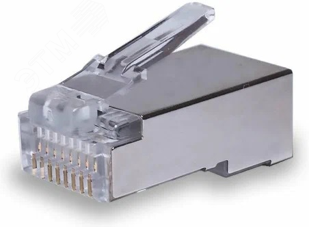 Коннекторы 8P8C (Компьютерные разъемы) F/UTP Cat.6 3U (RJ-45) Уп. 100шт. - 10-0202 Net.on