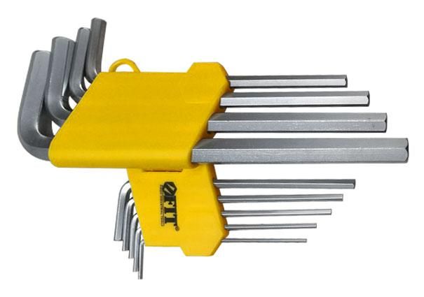 Ключи Hex короткие Cr-v 8шт - 64190 РОС