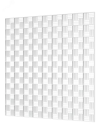 Решетка вентиляционная декоративная потолочная 595х595 - П6060ДП fusion ЭРА 15805