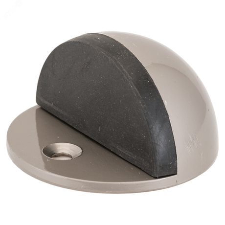 Ограничитель дверной напольный, СТАНДАРТ 8185 SN круглый никель матовый - 11094 ПТК