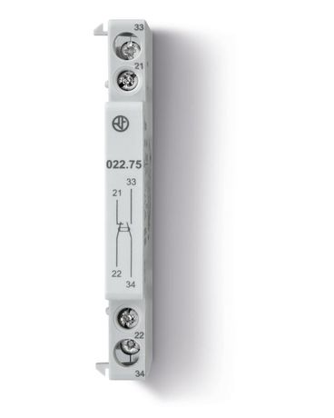 Модуль дополнительных контактов 1NO+1NC 6А FINDER 02275