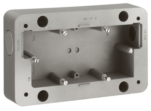Двухместная коробка - Программа Soliroc 110х181х45 мм | 077892 Legrand