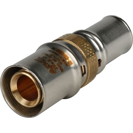 Муфта соединительная переходная 20х16 для металлопластиковых труб прессовой - SFP-0004-002016 STOUT RG008S9BGRKFM8