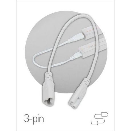 Кабель соединительный для линейного светильника Cable FT-C5-С6-0,5 3pin мама-папа , удлинитель | Б0066943 ЭРА
