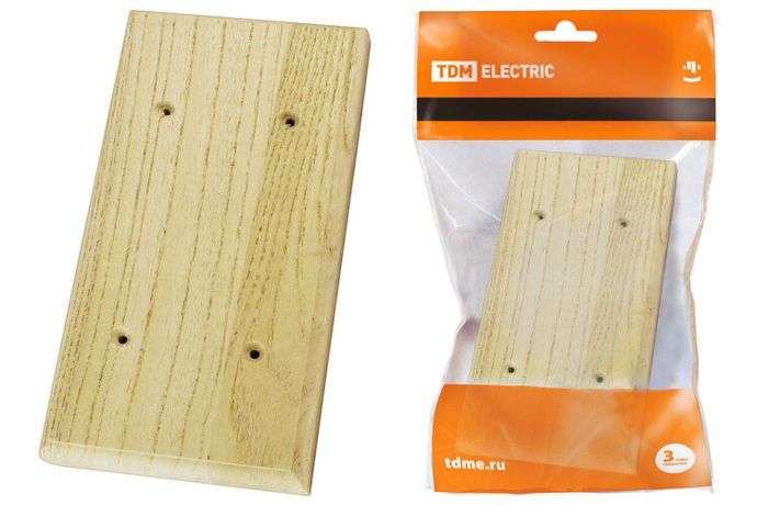 Накладка на бревно деревянная универсальная НБУ 1Пх2 95х195 мм, сосна | SQ1821-0259 TDM