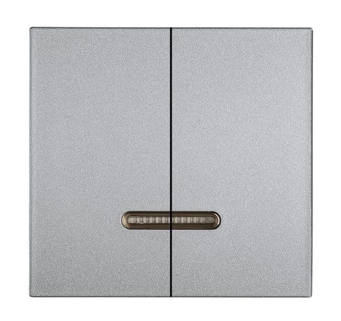 Клавиши выключателя 2-кл. с подсветкой серебр. Cellia Makel 2251726