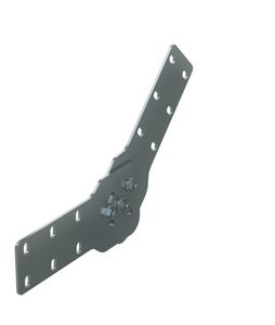 Соединитель шарнирный вертикальный H100мм цинк-ламельный - UVH010ZL ДКС