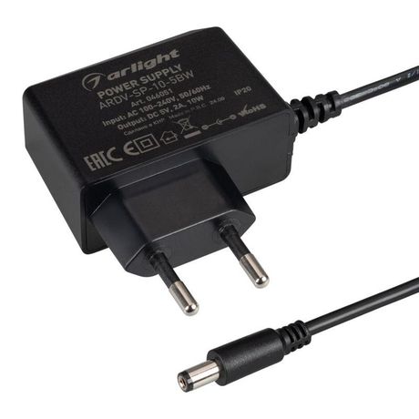 Блок питания ARDV-SP-10-5BW (5V, 2A, 10W) (Arlight, Адаптер, 5 лет) - 046051