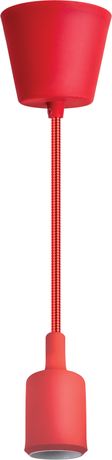 Светильник бытовой подвес 61 524 NIL-SF02-011-E27 60Вт 1м. пласт. красный | 61524 Navigator 20669