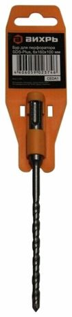 Бур по бетону 6x160x100 SDS-Plus | 73/10/7/2 ВИХРЬ
