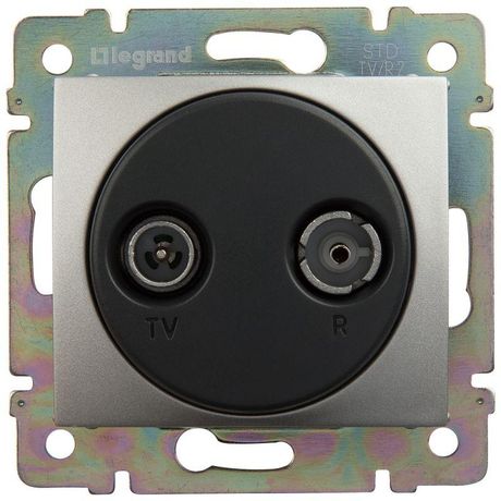 Механизм розетки TV-FM СП Valena оконечная 10дБ алюм.Leg 770133 Legrand