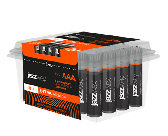 Батарейка LR03 JAZZway ULTRA Alkaline PB-24 арт.5026834
