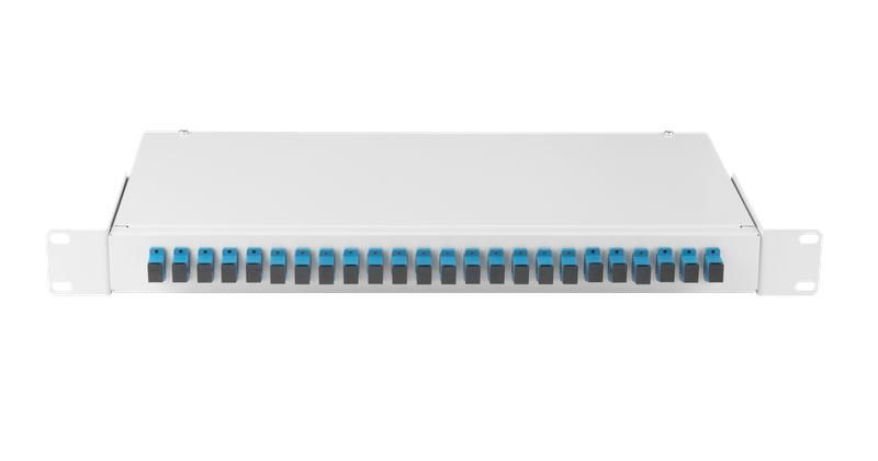 Оптический кросс NIKOMAX 19", 1U, до 24 SC портов или 48 LC портов, стальной, серый, укомплектова - ЭКО48823 NMF-RP24SCUS2-WS-ES-1U-GY