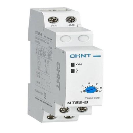 Реле времени NTE8-10B (задержка включения) 1-10с, 1НО, AC24В (R) | 258435 CHINT