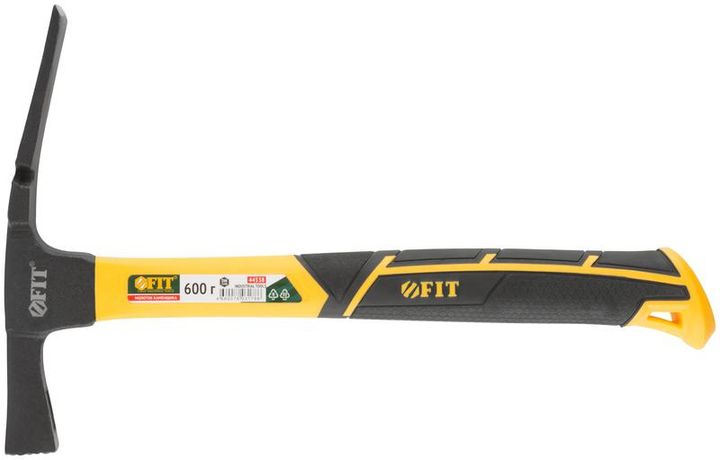 Молоток каменщика, фиберглассовая усиленная ручка, Профи 600 гр. - 44538 РОС